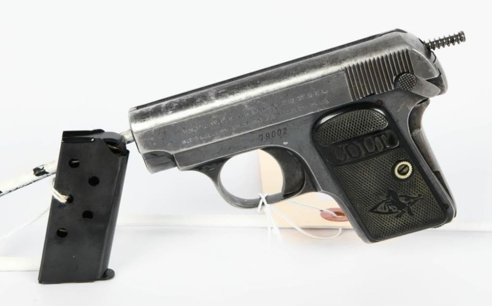 Lot 588: Colt 1908 Automatic Pocket Pistol PARTS GUN