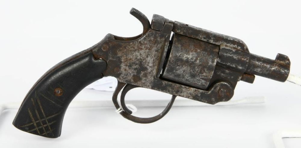 Lot 1053: Antique Unmarked Revolver .32 Cal?