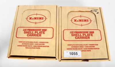 Lot 1055 – (2) Lee Progressive 1000 Shell Plate Carriers .41 – Brand ...