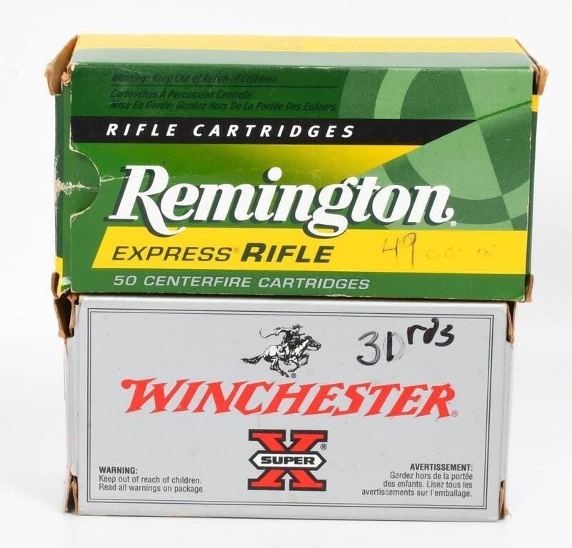Lot 1072: 80 Rounds Of .22 Hornet Ammunition