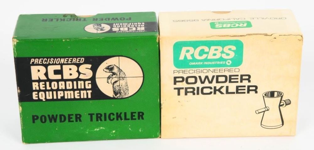 Lot 1085: (2) RCBS Powder Trickler w/box