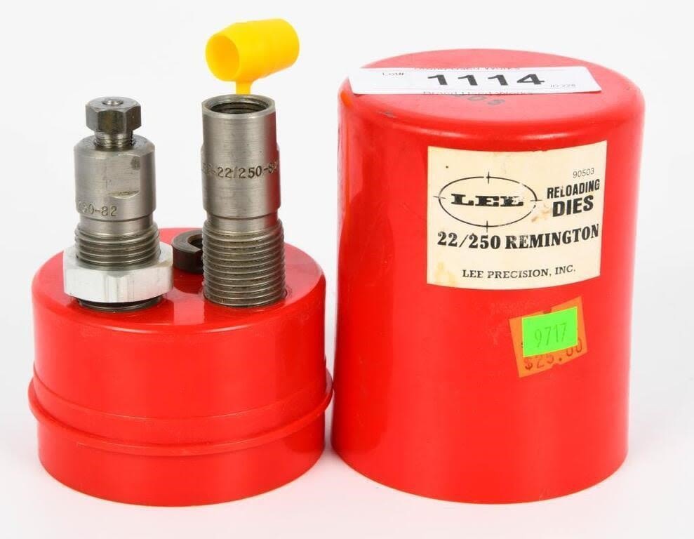 Lot 1114: Lee Reloading Die set 22/250 Remington