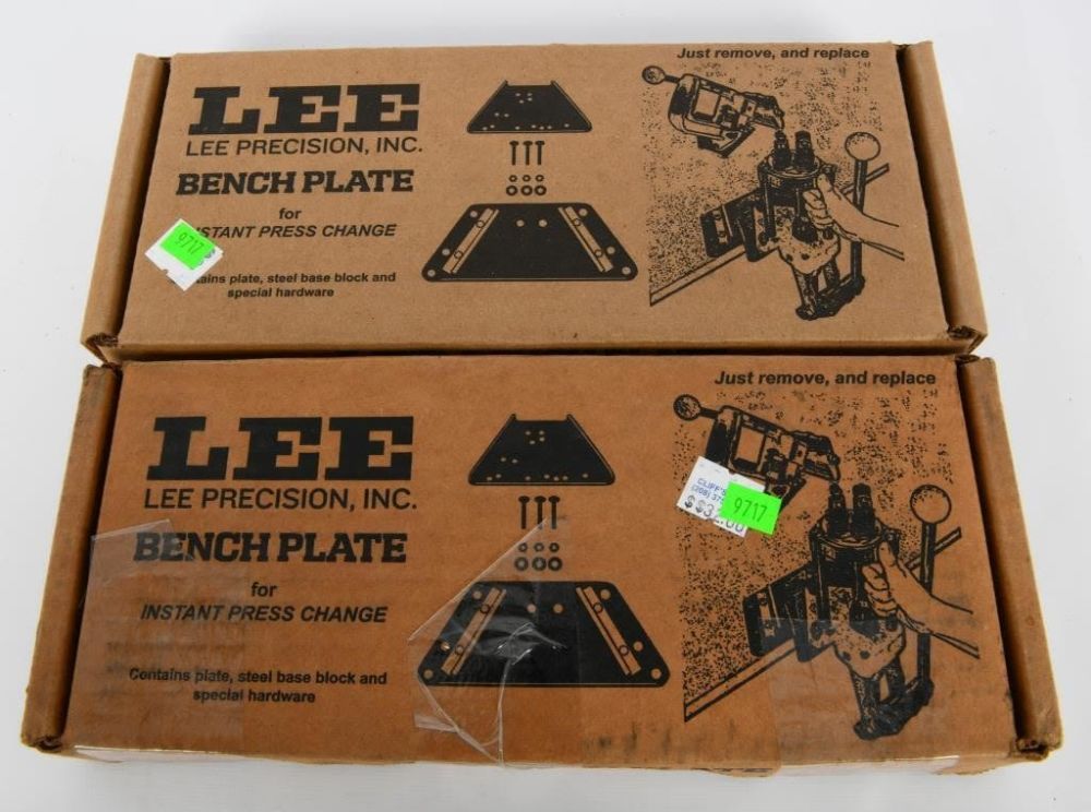 Lot 1115: (2) New LEE Precision Bench Plate #90251