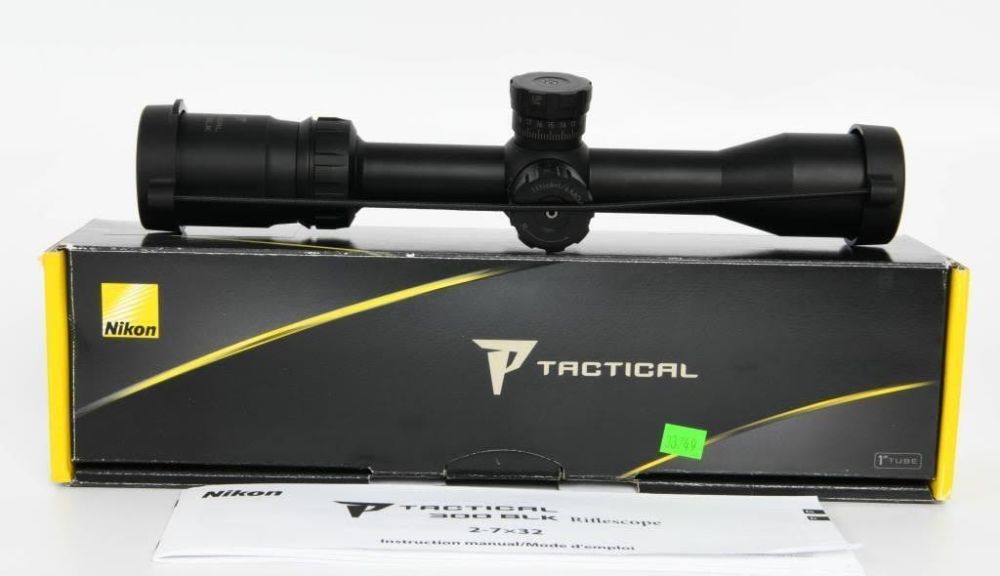Lot 1136: Nikon P-Tactical 300 BLK 2-7x32  Riflescope