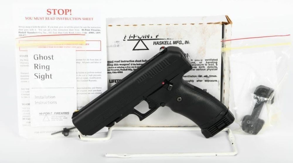 Lot 1143: Hi Point JHP Semi Auto Pistol .45 ACP