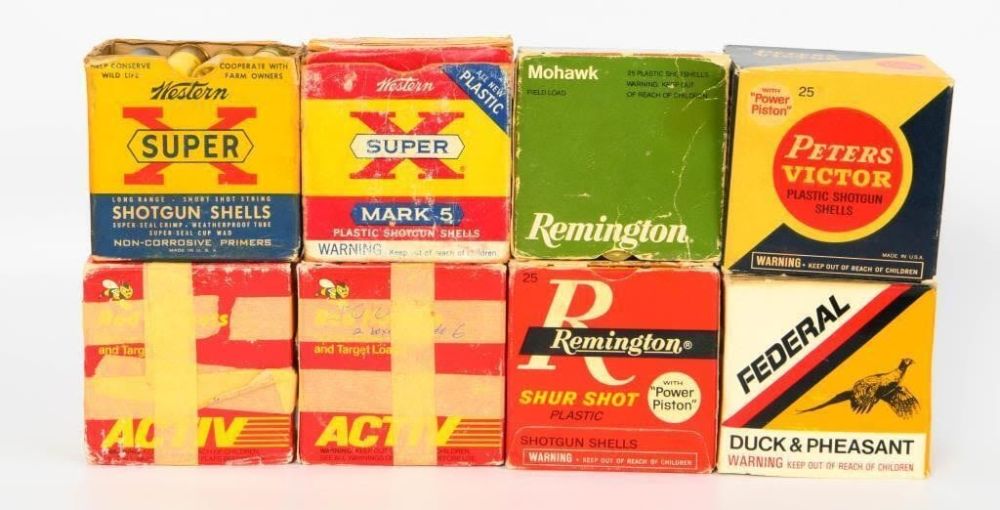 Lot 1150: 20 gauge Misc ammuntion Full boxes
