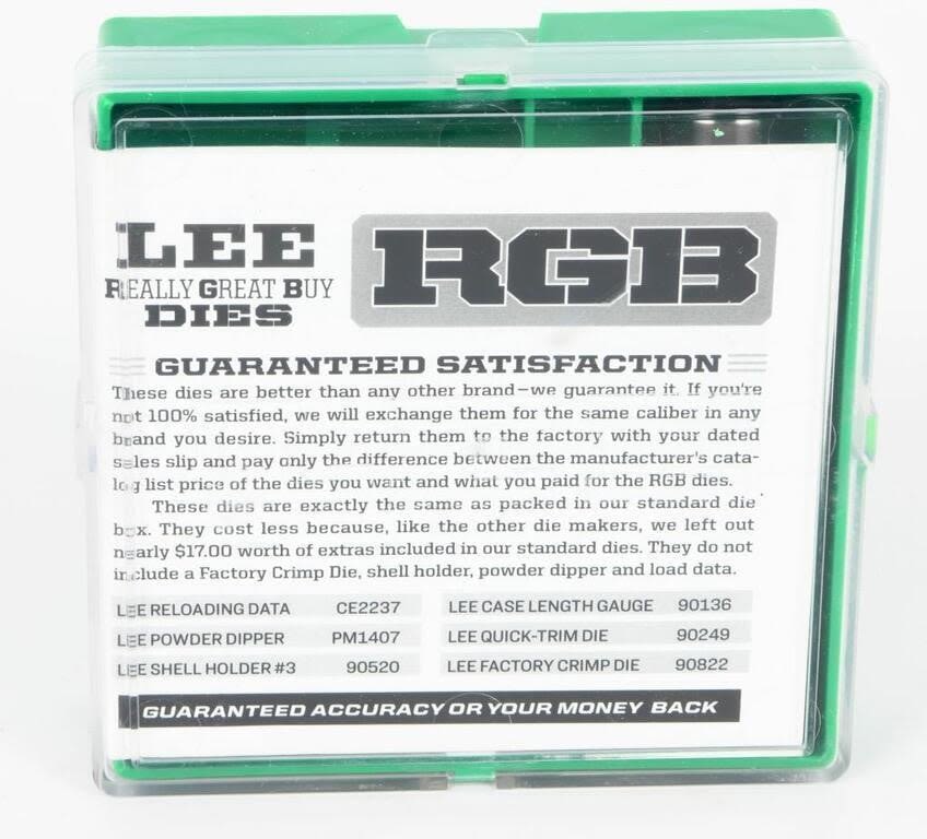 Lot 1186: LEE Precision 30/30 Winchester Reloading Dies