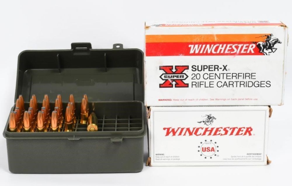Lot 1198: 67 Rounds of Mixed Rifle & Pistol Ammunition