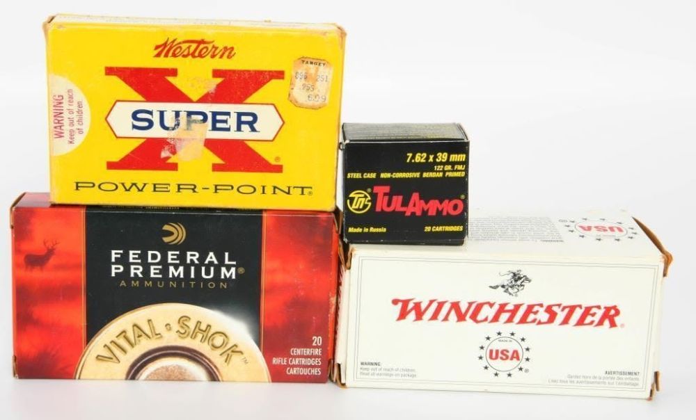 Lot 1210: Various Ammo as listed 7.62x39 & 25-06 & 300 win