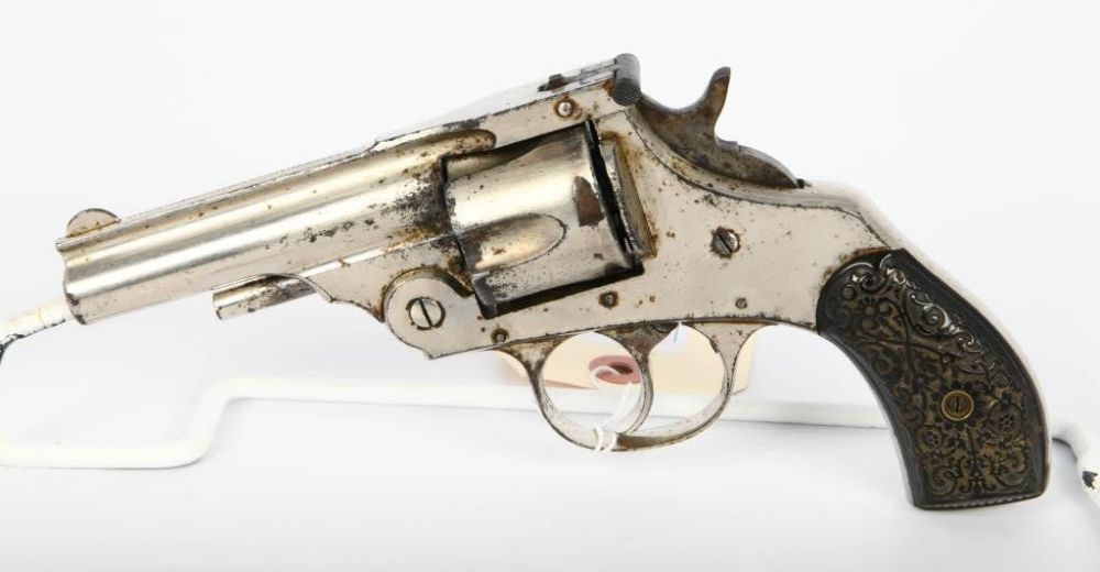 Lot 1293: Harrington & Richardson Top Break Revolver PARTS