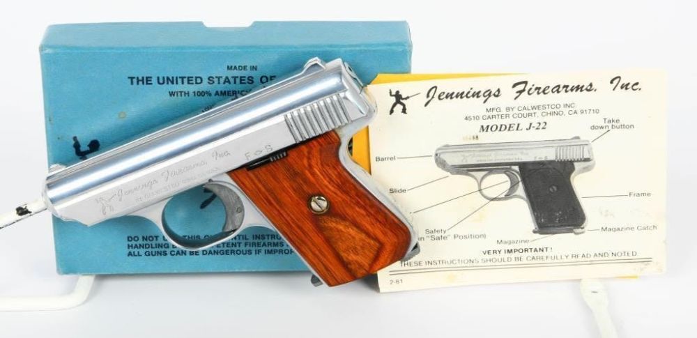 Lot 1305: Bryco Jennings Model J-22 Semi Auto Pistol .22 LR