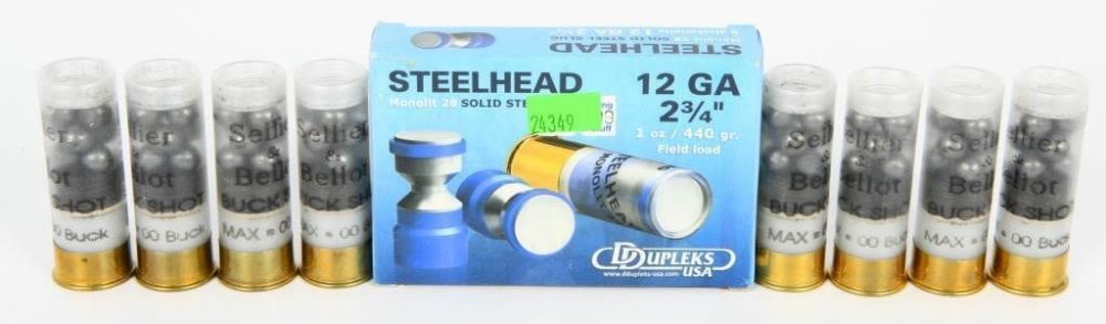Lot 1306: 13 Rounds of 12 Gauge Slugs & Buckshot