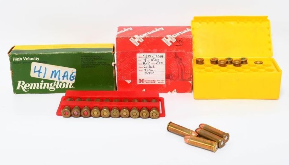Lot 1318: 36 Rounds Of Mixed .41 Magnum Ammunition