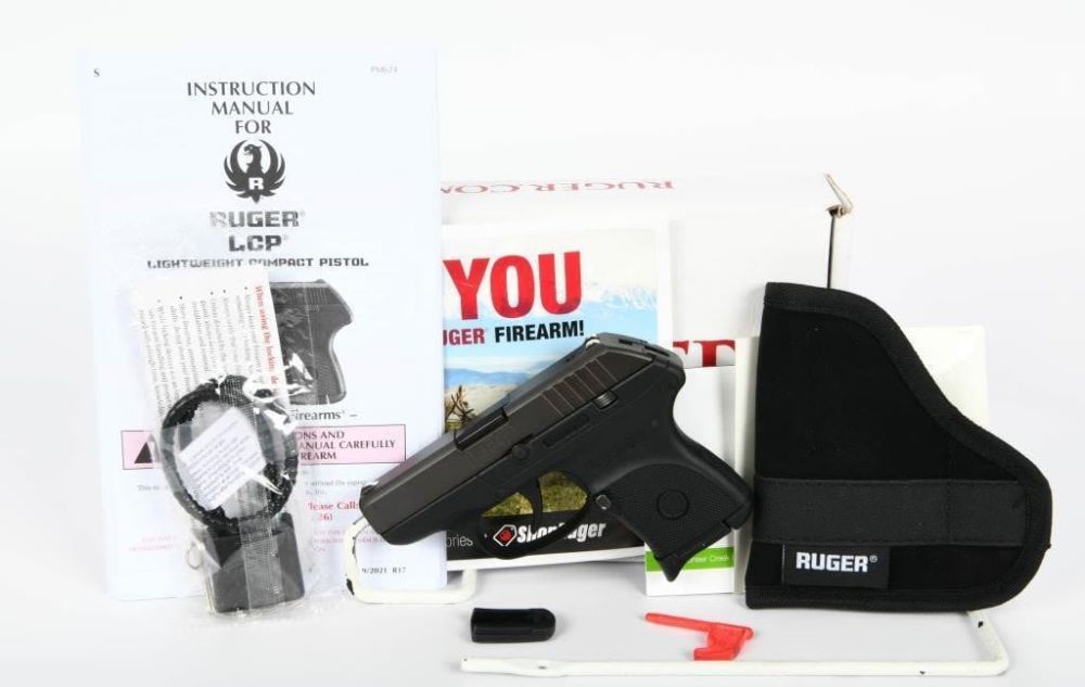 Lot 1455: Ruger LCP Compact Semi Auto Pistol .380 ACP