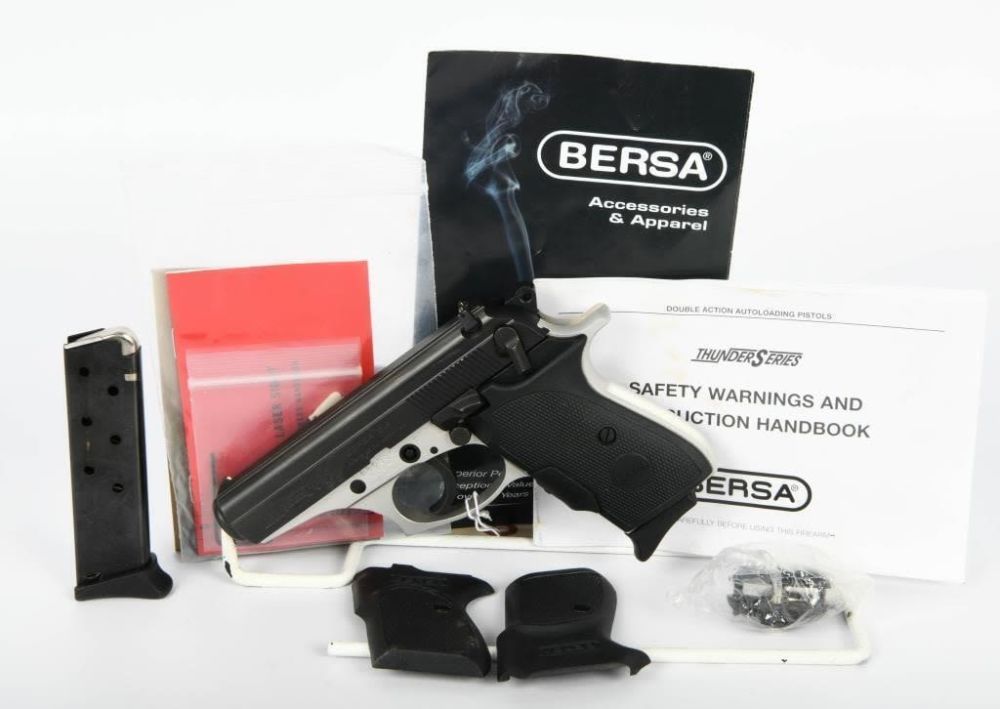 Lot 1491: Bersa Thunder 380 Semi Auto Pistol .380 ACP