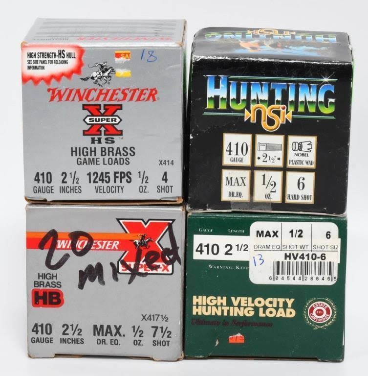 Lot 1492: Approx 76 Rounds Mixed .410 Ga Plastic Shotshells
