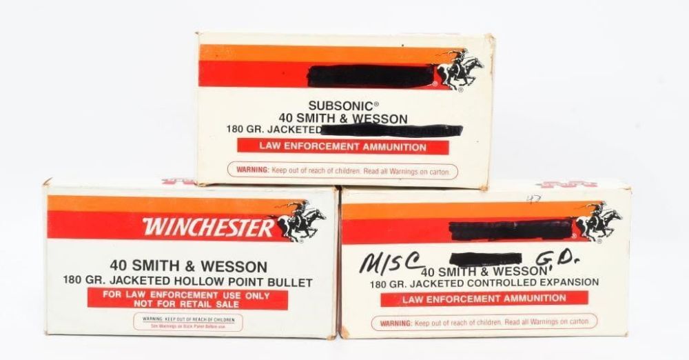 Lot 1498: 142 Rounds of Reman .40 Smith & Wesson Ammo