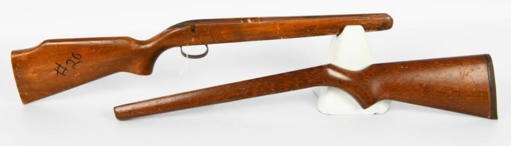Lot 1514: (2) Vintage wood stocks