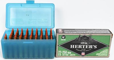 53 Rounds of .22-250 Ammunition. Attention bidders! We're pleased to offer a unique assortment 