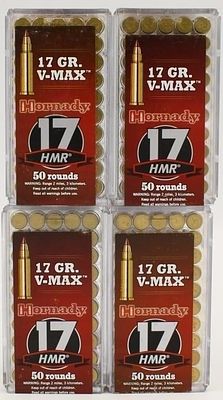 200 Rounds Of Hornady Varmint .17 HMR Ammo. 17 Grain V-Max Hornady is the name you have come to 