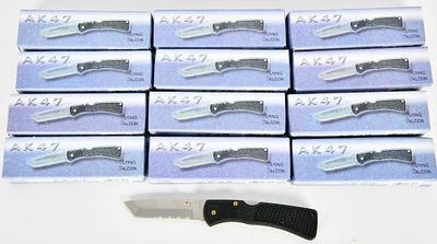 Lot of 12 New Frost Cutlery AK47 Folding Knives. Here is a Lot of 12 New Frost Cutlery AK47 