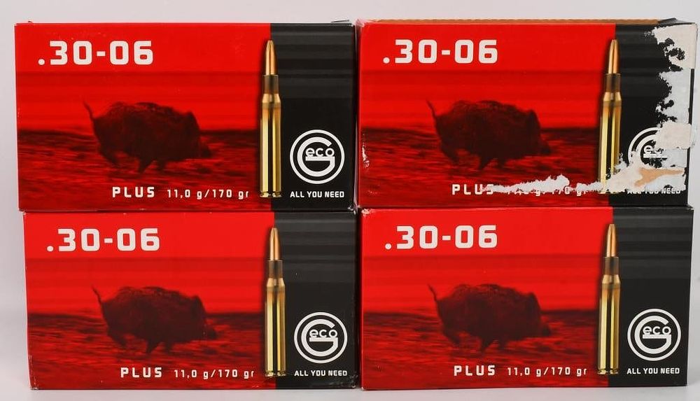 Lot 58: 80 Rounds Of Greco .30-06 SPRG Plus Ammunition