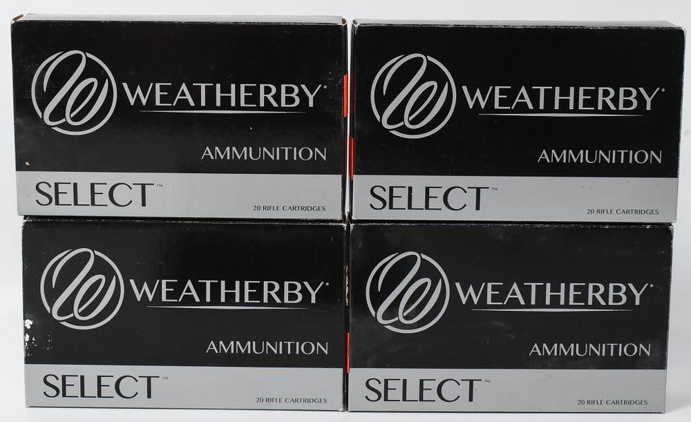 Lot 85: 80 Rounds of Weatherby .257 WBY Mag Ammo