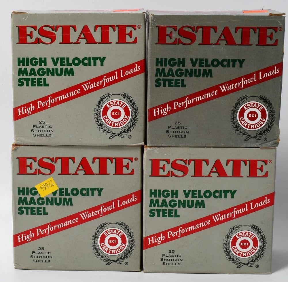 Lot 136: 100 Rounds Of Estate 12 Ga HV Shotshells