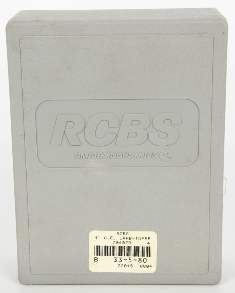 Lot 143: RCBS 3 Die Carb TC set .41 Act-Exp