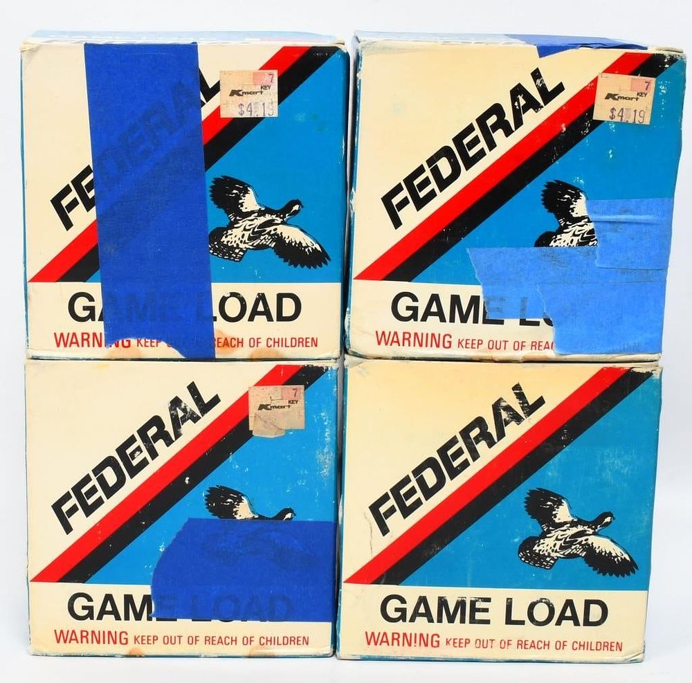 Lot 157: 100 Rounds of Federal 12 Ga Plastic Shotshells