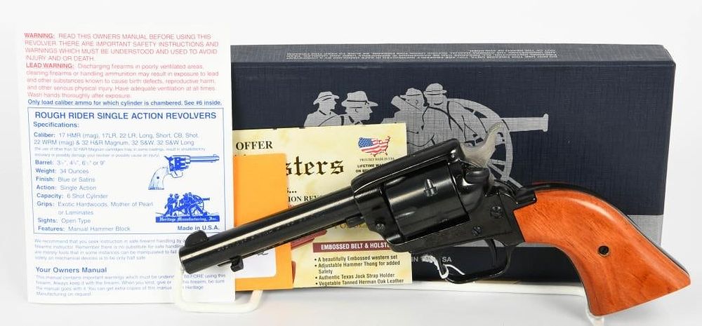 Lot 159: Heritage SAA Rough Rider Revolver .22 LR
