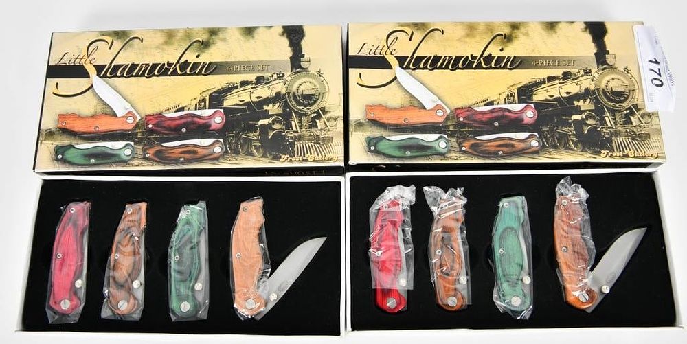 Lot 170: Lot of 2 New Frost Cutlery Little Shamokin Knives