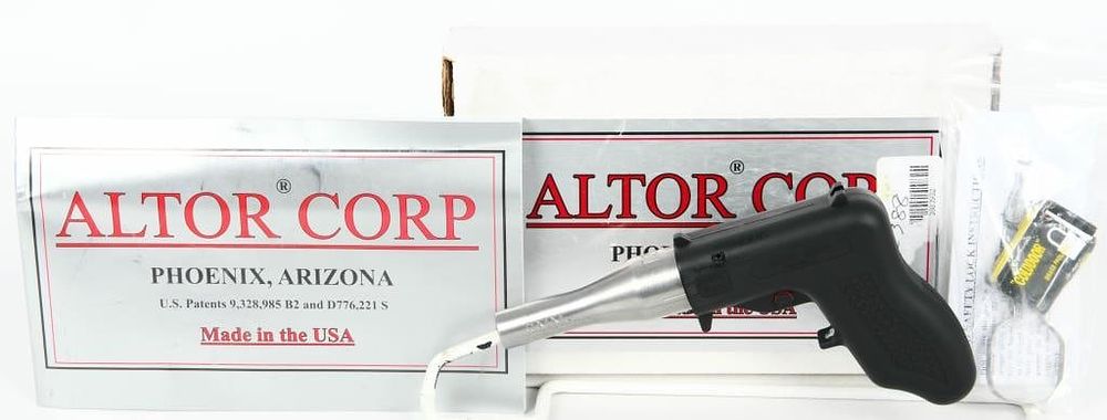 Lot 183: Altor Single Shot 9mm Luger 3in Black Pistol