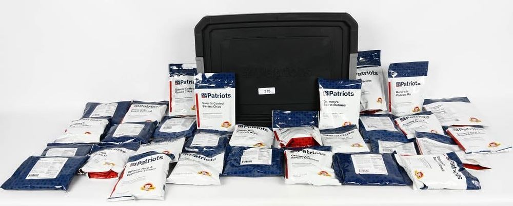Lot 215: 4Patriots 4-Week Emergency Food Survival Kit