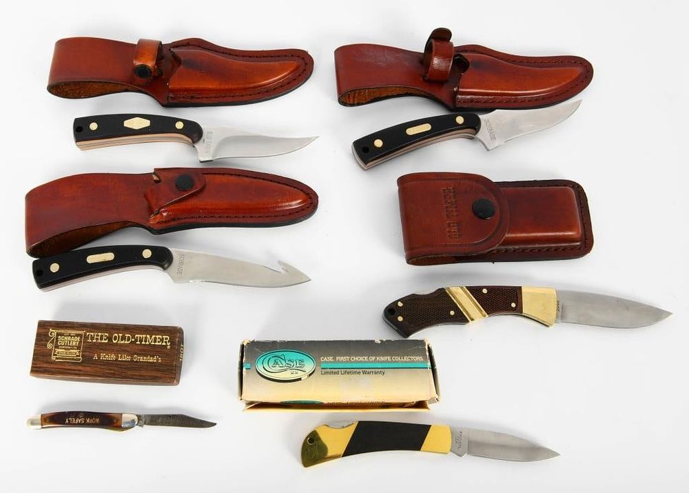 Lot 218: 6- various "OLD TIMER" Pocket Knives