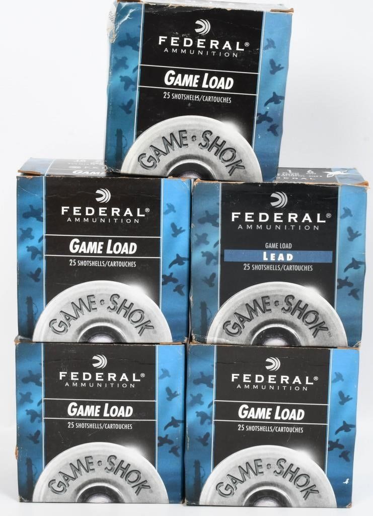 Lot 226: 125 Rounds Federal Game Load 16 Ga Shotshells
