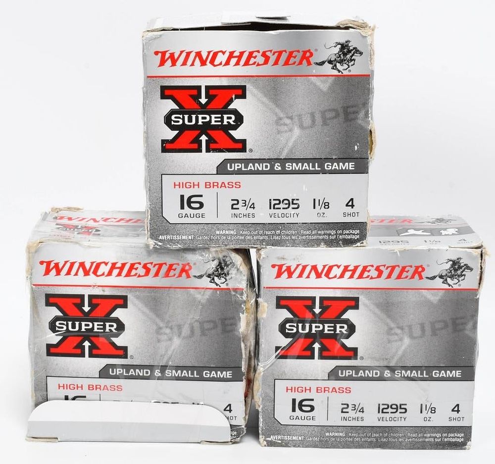 Lot 247: Approx 75 rds Winchester High Brass 16 Gauge ammo