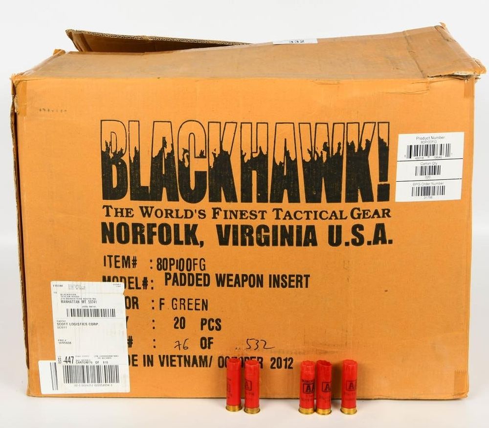Lot 332: 2900 Empty Trap Grade Plastic Shotshell Husk