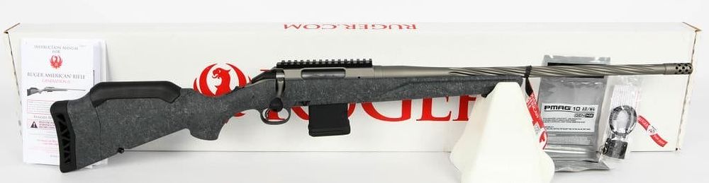 Lot 336: NEW Ruger American Gen 2 Grey Bolt Rifle .223