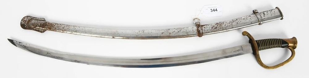 Lot 344: Light Calvary Sword & Scabbard