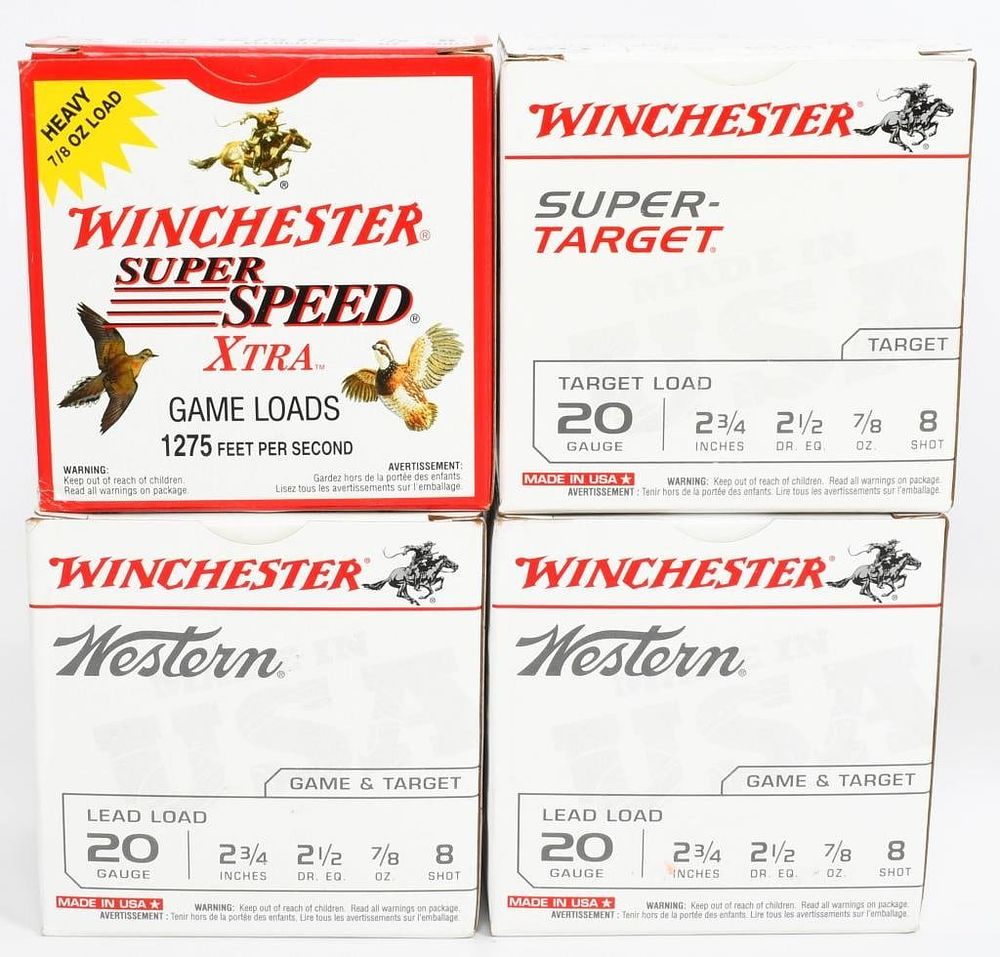 Lot 367: approx 88 rds 20 Ga Winchester shotshells