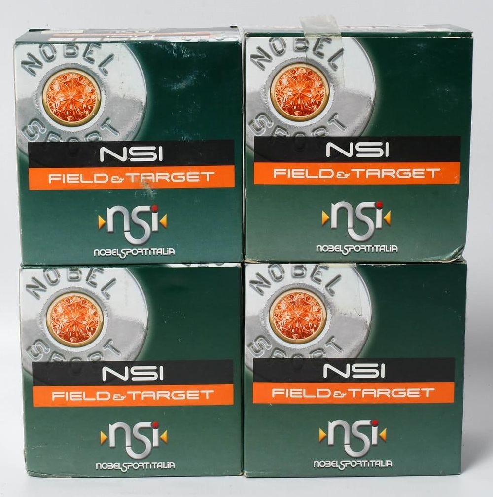 Lot 406: 100 rds NSI Field & Target 16 gauge 2 3/4" shotshe