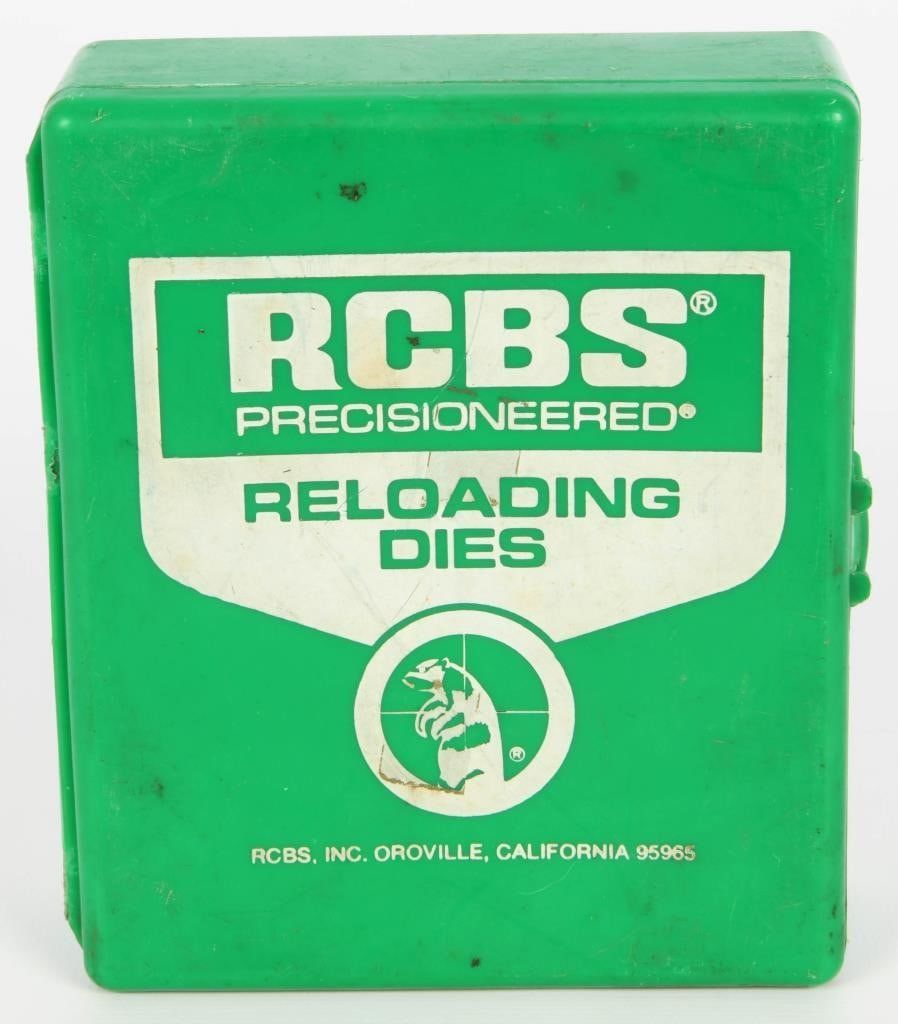 Lot 443: RCBS 2 die set .22 Hornet Full Length w/container
