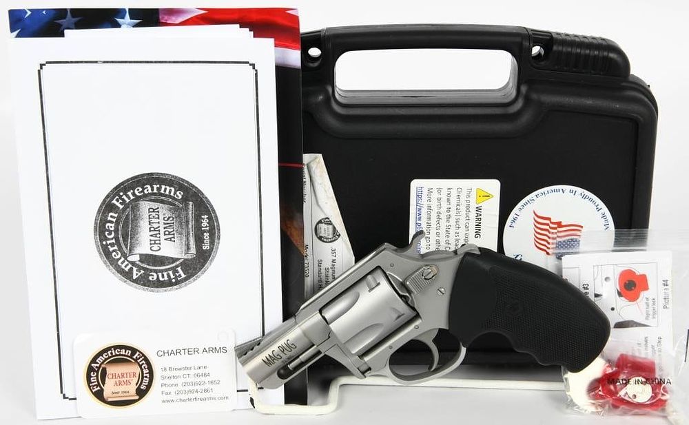 Lot 447: Charter Arms Mag Pug Revolver .357 Magnum