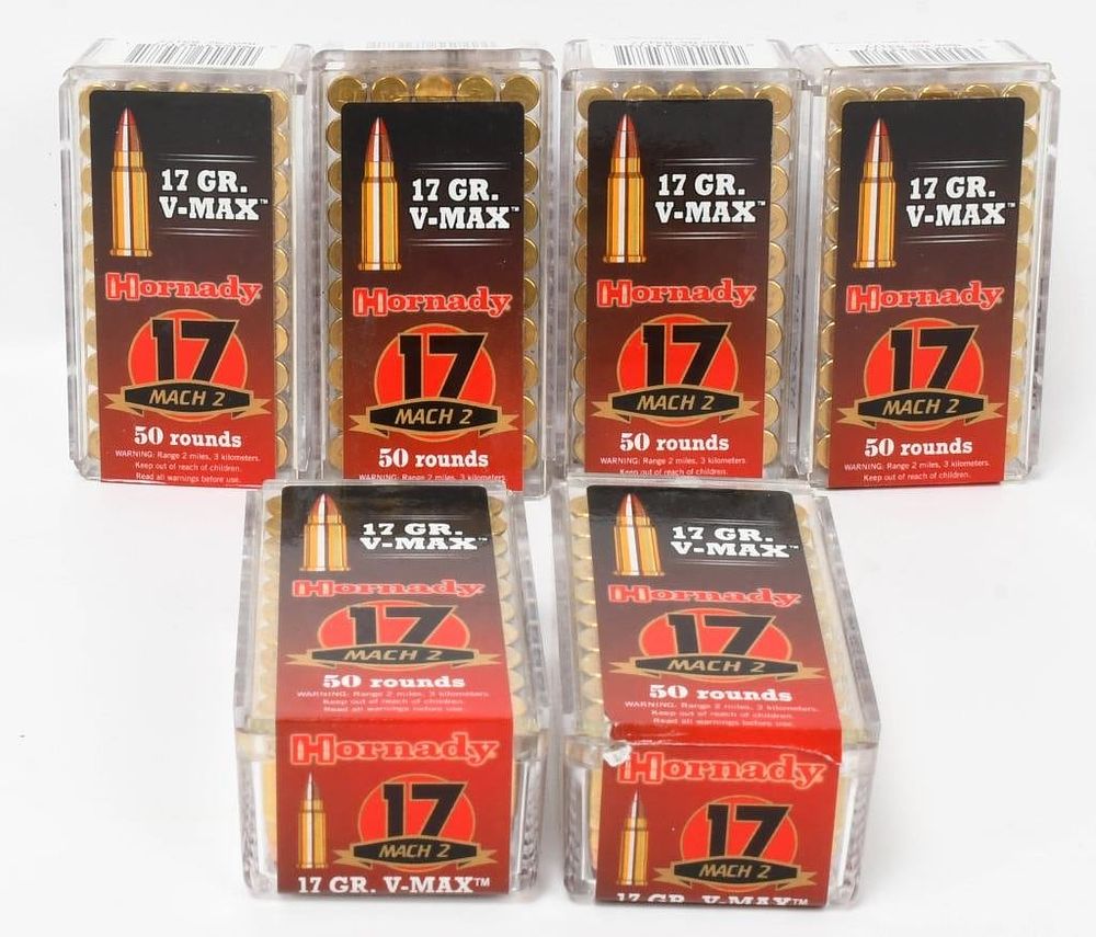 Lot 463: 300 Rounds Of Hornady Varmint .17 HMR Ammo