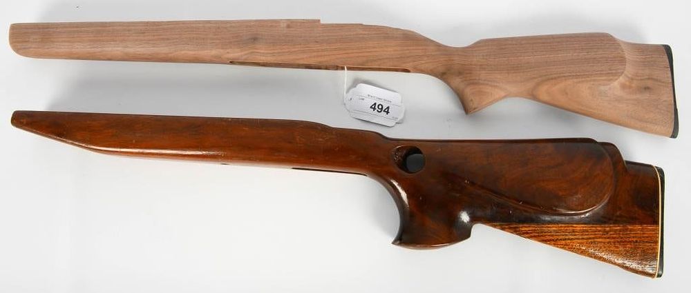 Lot 494: Lot of Two Wood Sporter Rifle Stocks
