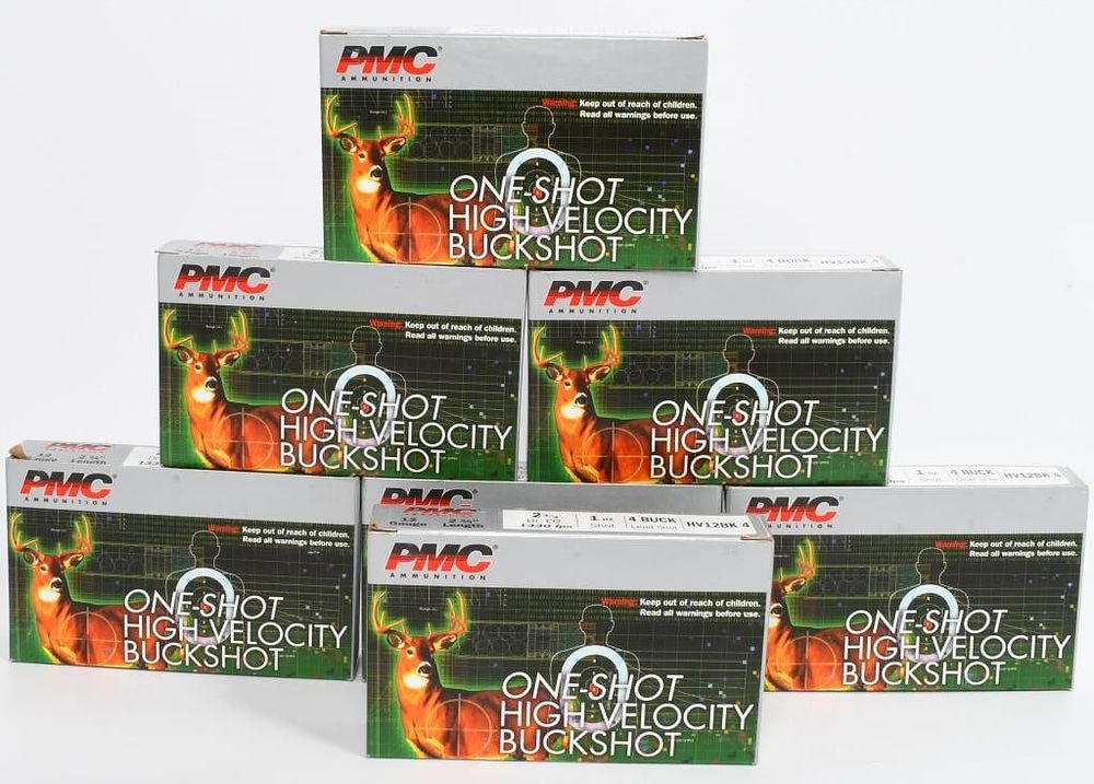 Lot 496: 35 Rounds of PMC 12 Ga Buckshot Shotshells