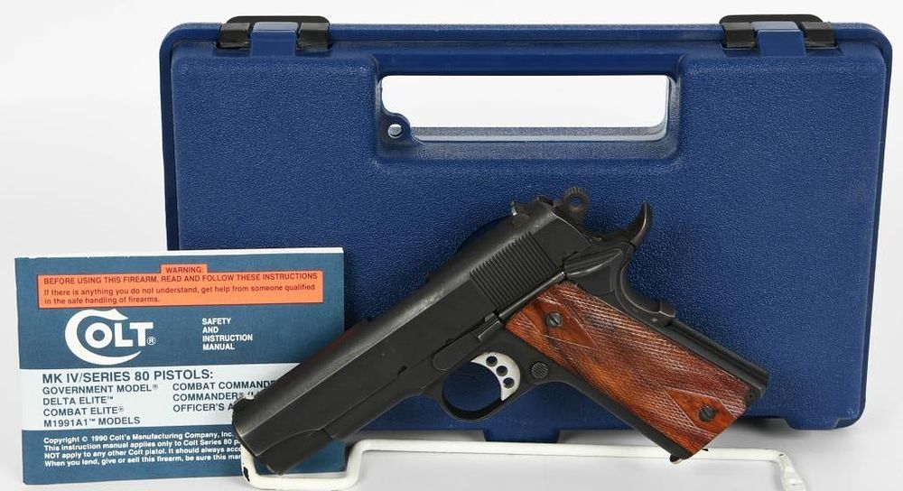 Lot 501: Colt Commander M1991-A1 Semi Auto Pistol .45 ACP