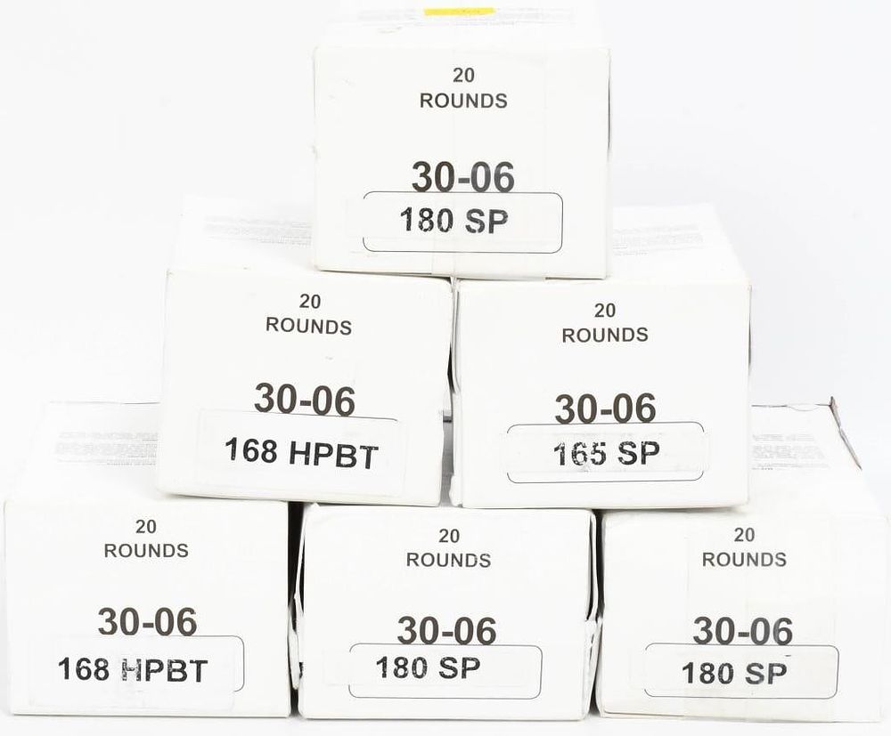 Lot 514: 120 Rounds Of Reman .30-06 SPRG Ammunition
