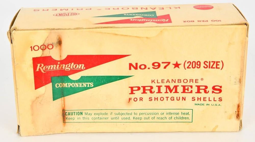 Lot 515: 1000 Count Of Remington #97 209 Size Primers